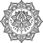 曼陀罗花纹图案设计