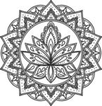 曼陀罗莲花图案设计