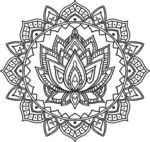 曼陀罗莲花图案设计