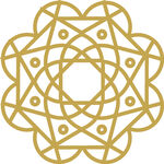金色几何花纹装饰图案