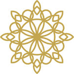 金色几何花纹装饰图案