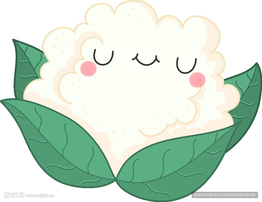 可爱棉花卡通形象