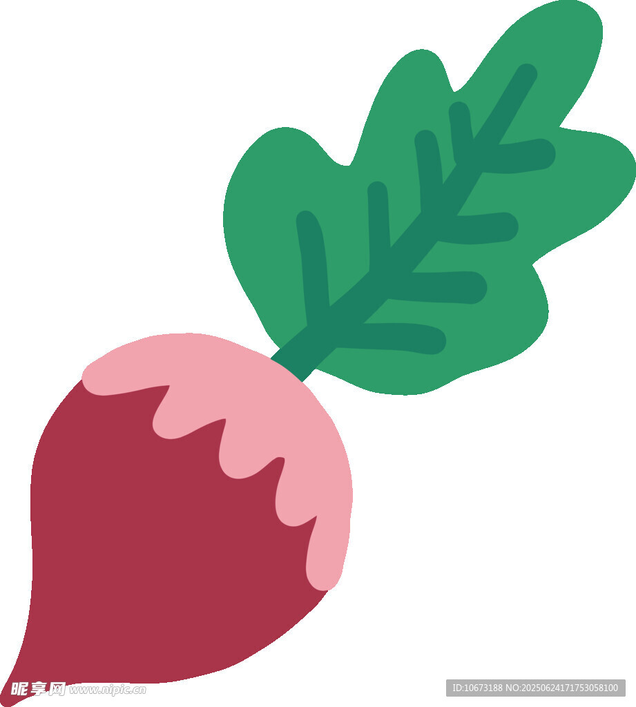卡通甜菜插画