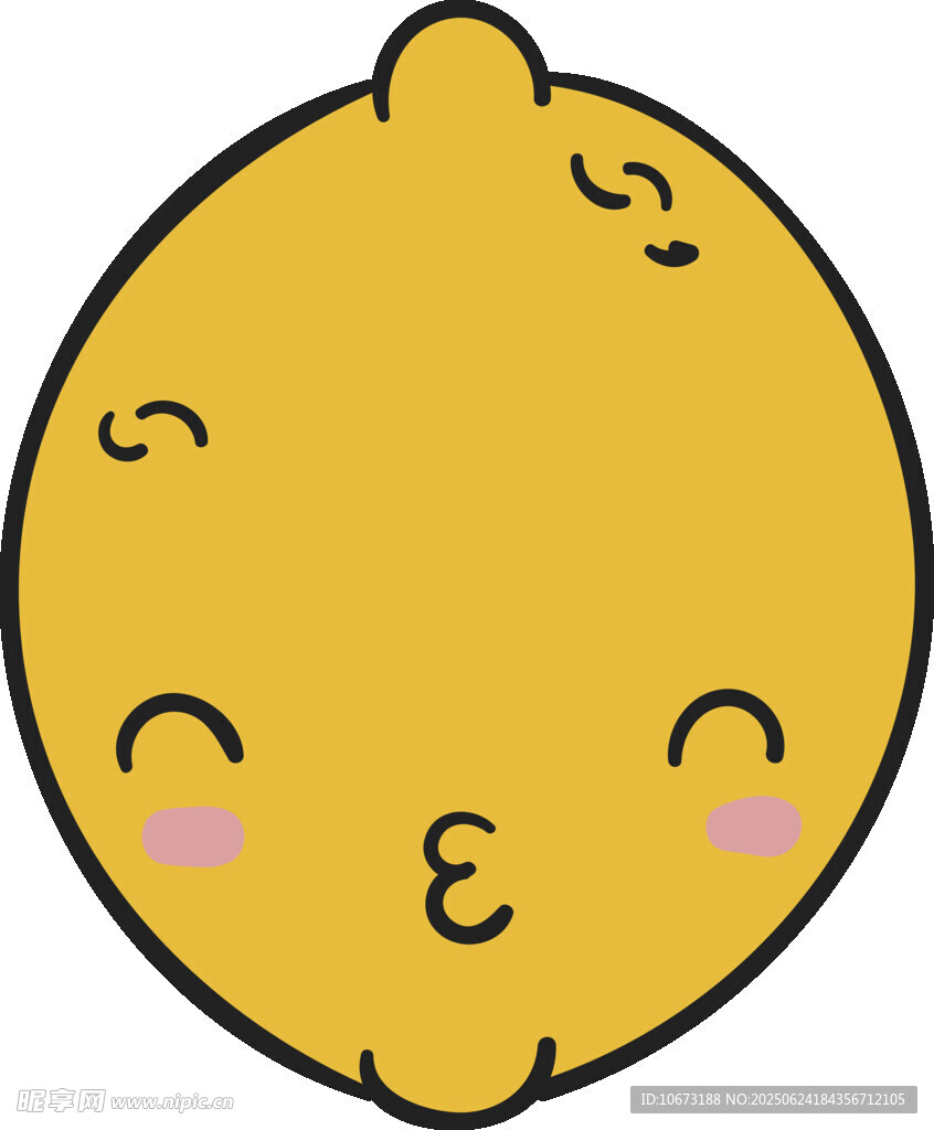 可爱卡通柠檬表情