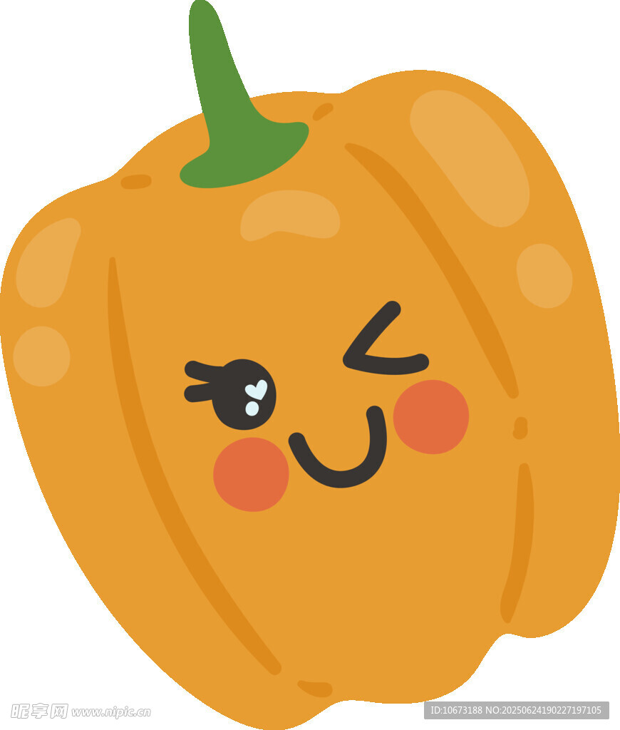 俏皮南瓜卡通形象