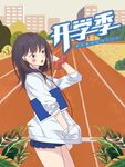 开学季少女活力校园风