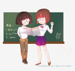 师生课堂互动场景