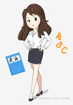 职场女性形象与办公用品
