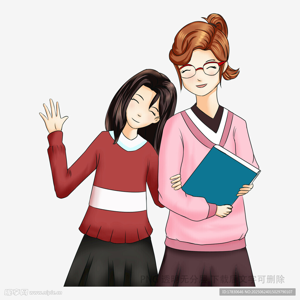 校园闺蜜日常温馨瞬间