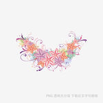 多彩梦幻翅膀图案设计