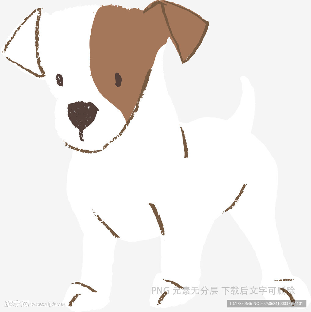 可爱小狗卡通形象