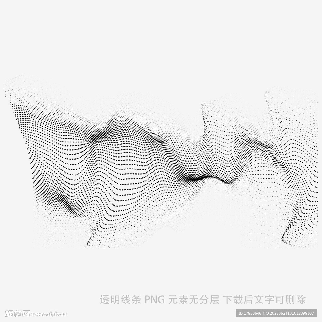 抽象灰白波浪纹理背景图