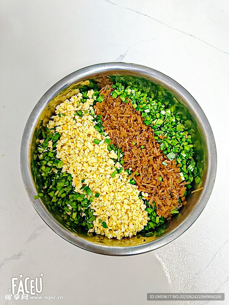 韭菜鸡蛋粉条馅料