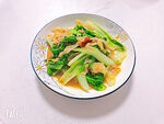 青菜炒豆皮