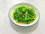 清炒油麦菜