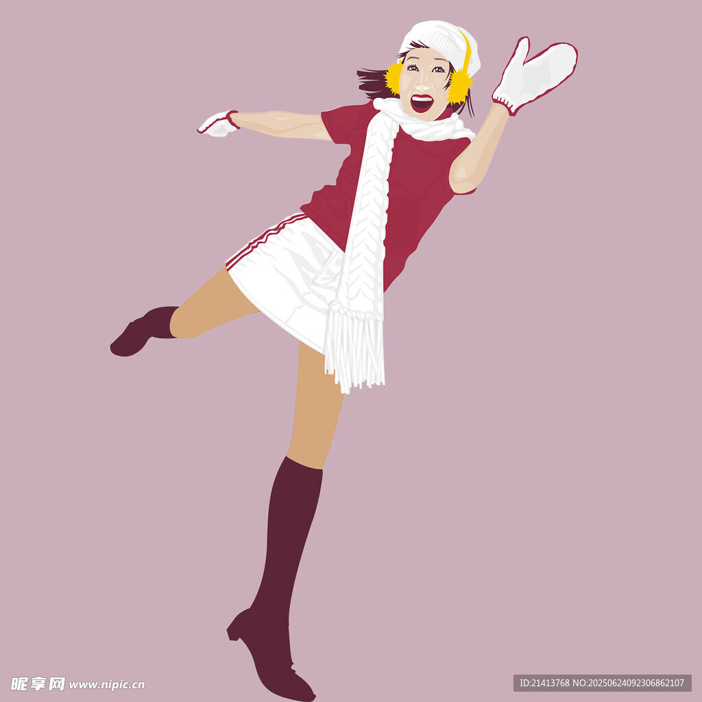 跳舞的动漫女孩