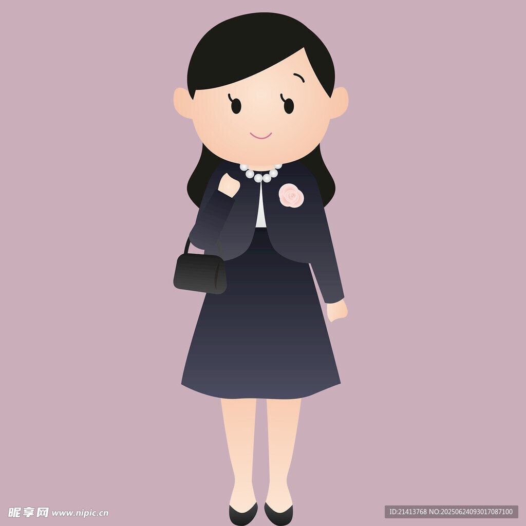 可爱日系女学生形象