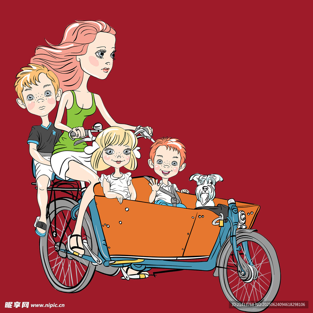 家庭骑行乐