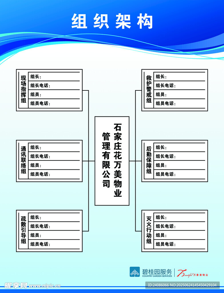 公司组织架构展示图