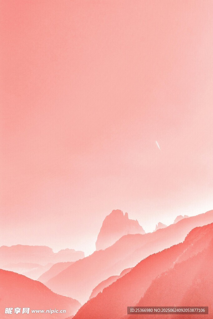 粉色背景