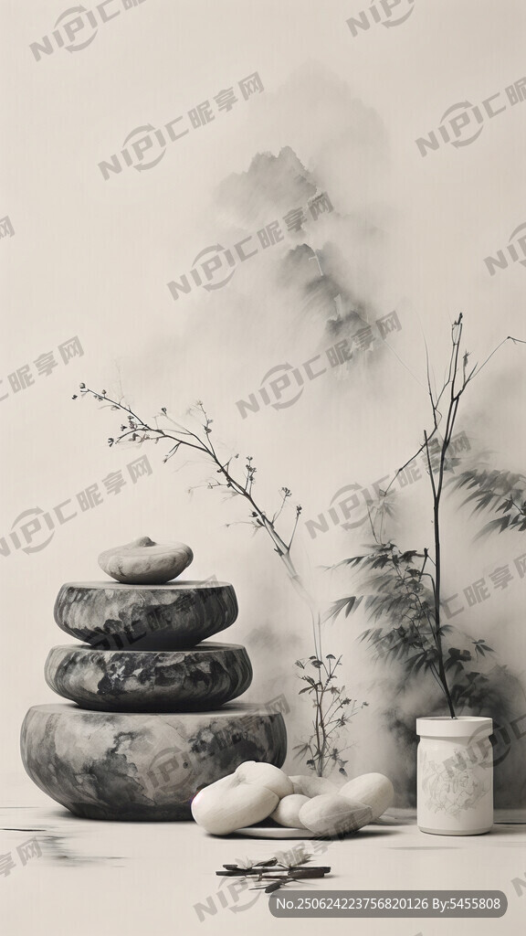 道家养生的产品背景图