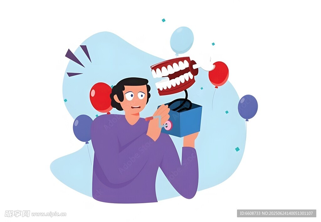 男子手持礼盒庆祝欢乐时刻