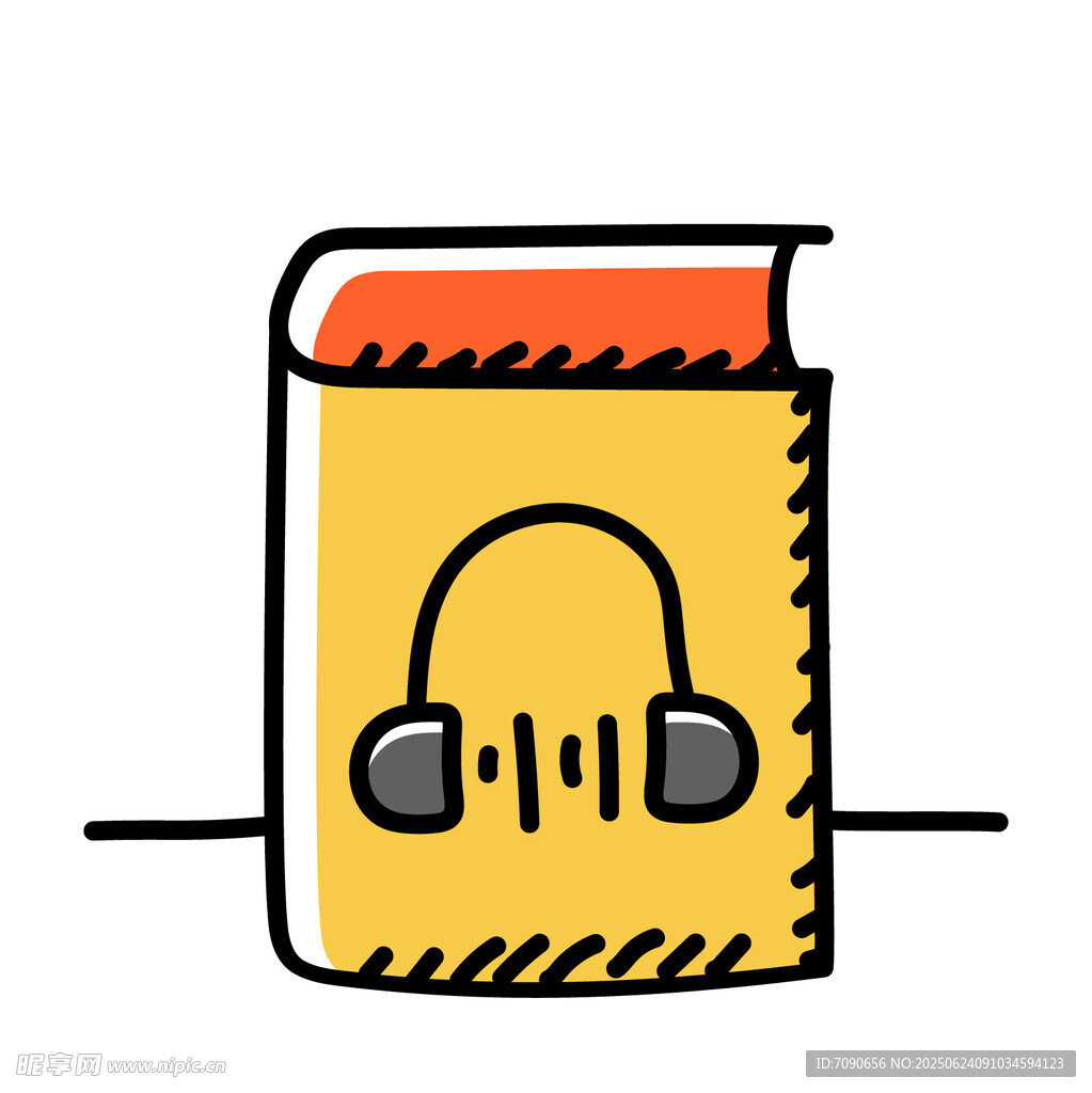 有声书籍图标设计