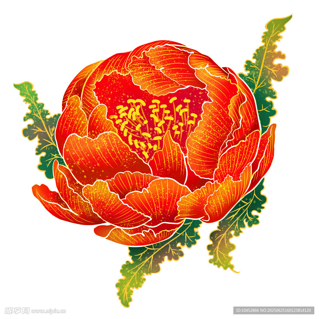 手绘花