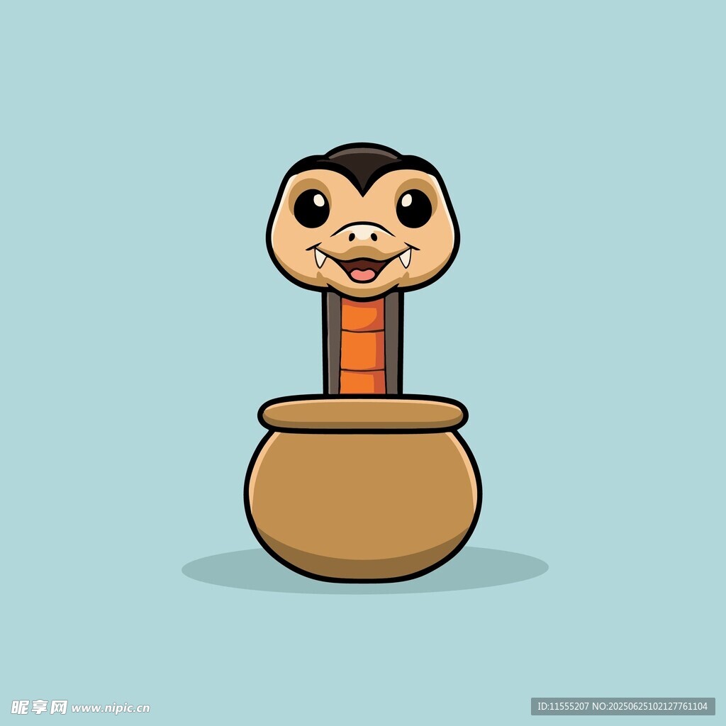 卡通蛇形玩偶
