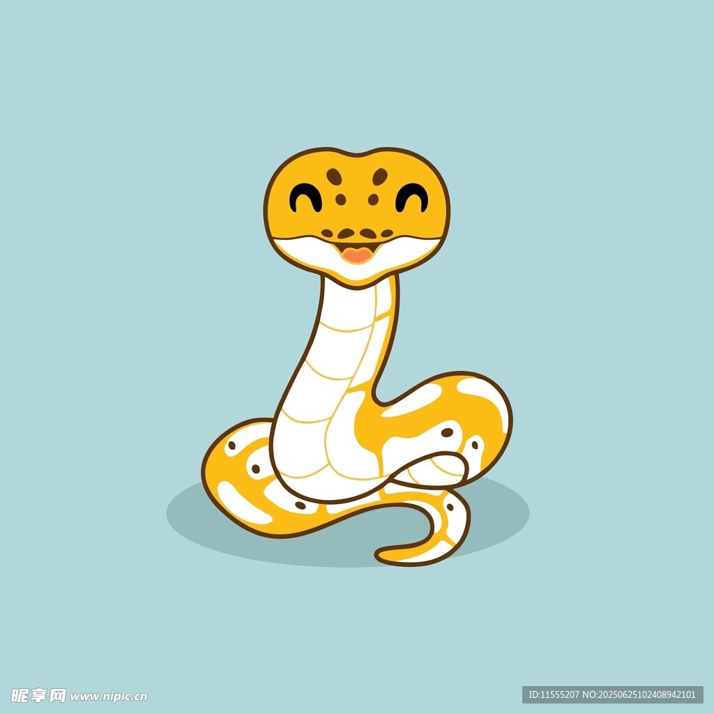 可爱卡通小蛇