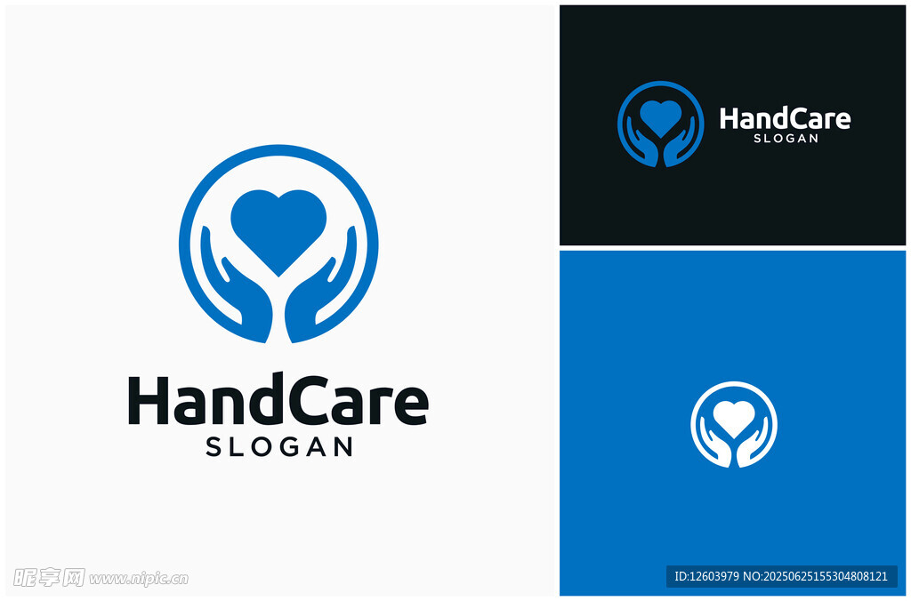 HandCare品牌标志设计