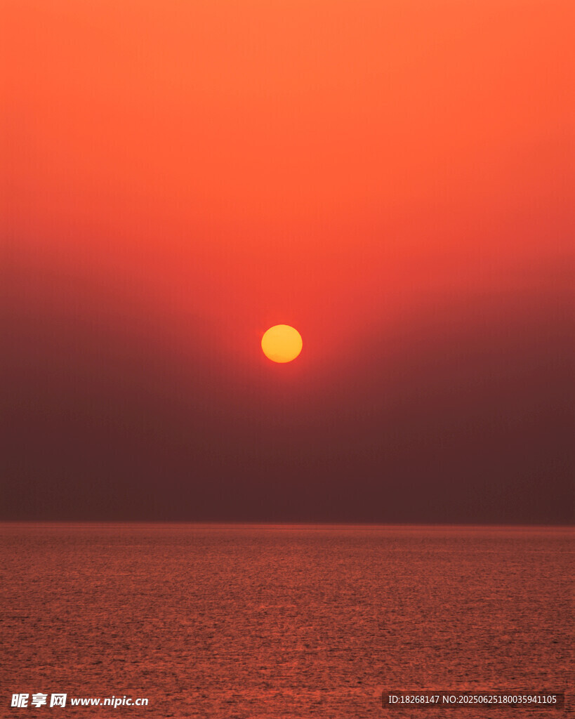 海上落日美景