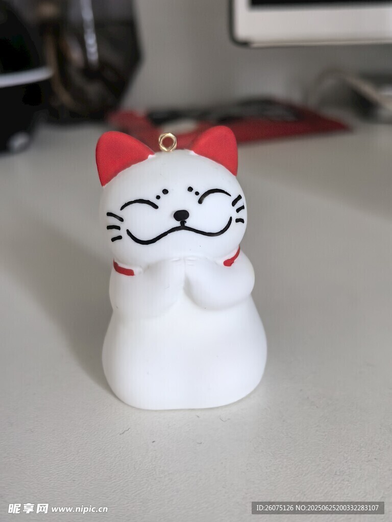 可爱招财猫钥匙扣