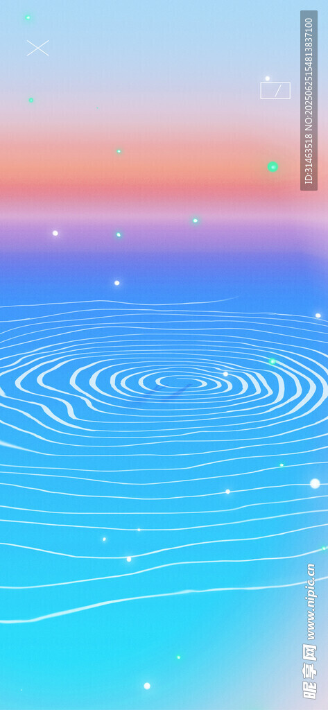 梦幻水波背景图