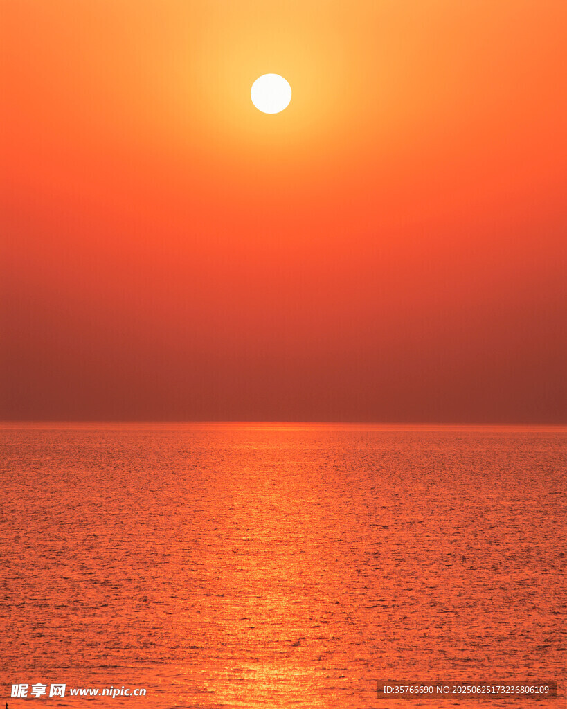 海上落日美景