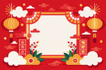 中国风喜庆元素背景