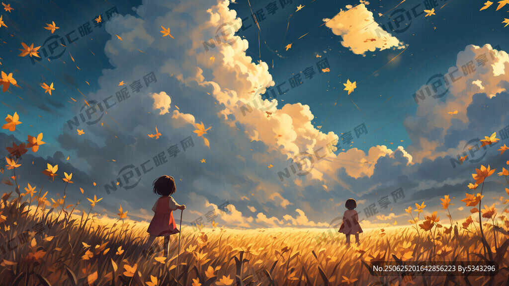 白天的场景 天空晴朗 白云飘飘