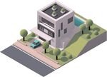 现代简约风独栋住宅模型