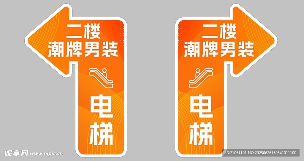 电梯楼层指引标识