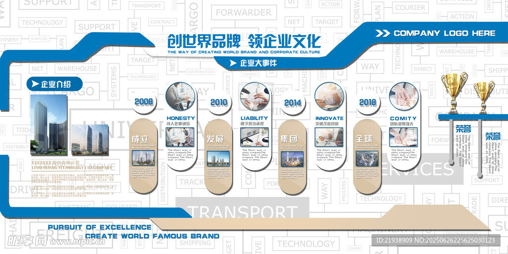 企业文化展板