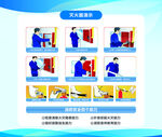灭火器使用步骤图示
