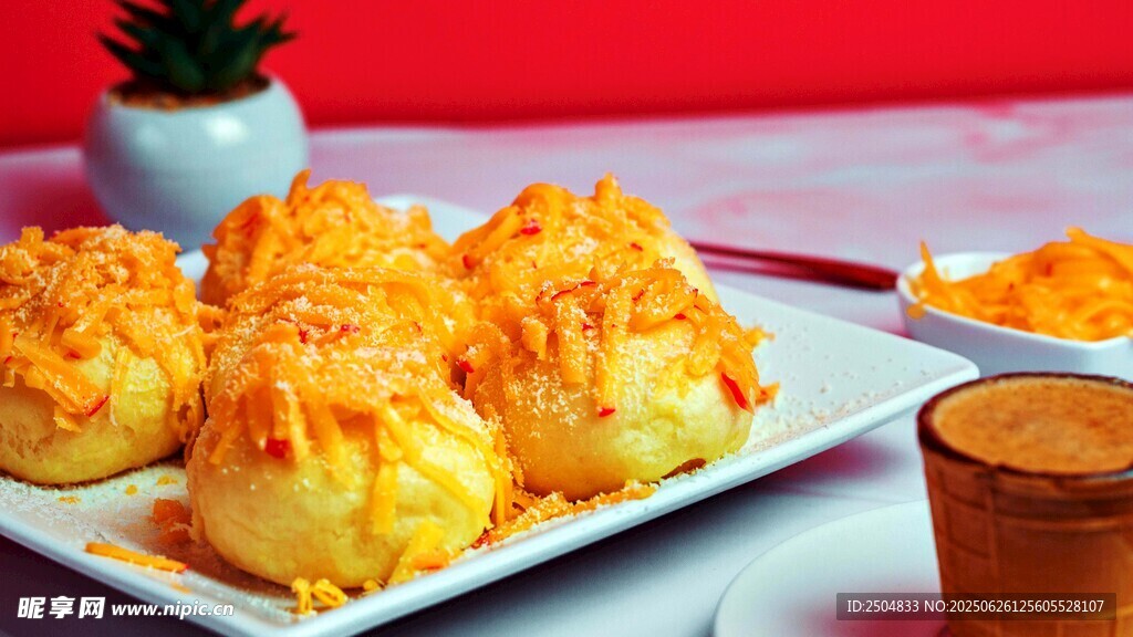 美味芝士土豆球诱人呈现