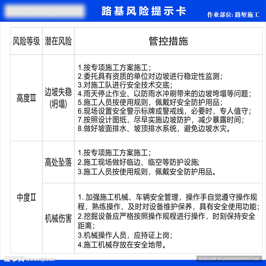 数据风险提示书