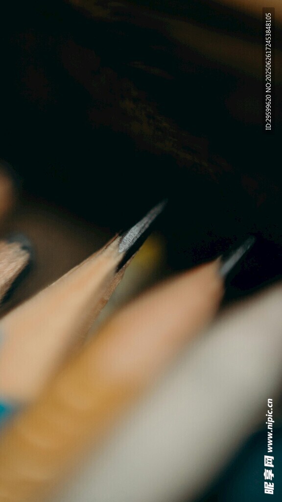 彩色铅笔特写