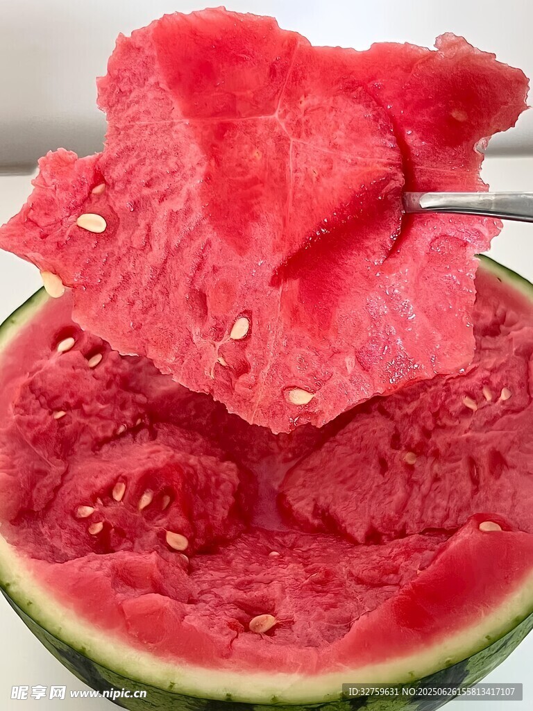鲜切西瓜美味诱人瞬间