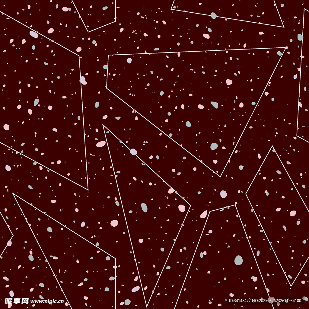 深红星空星座图案背景