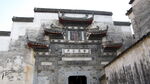 古旧徽派门楼建筑风貌