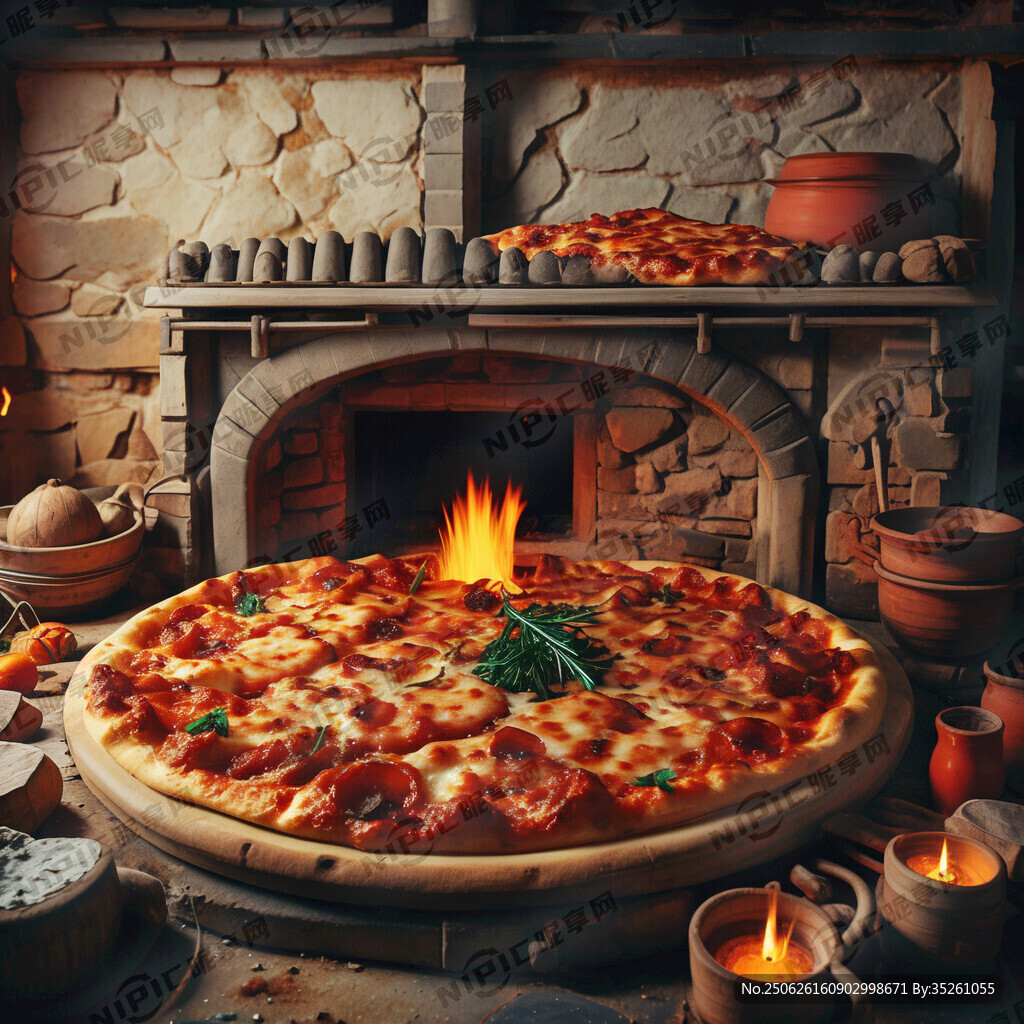 窑炉 烤披萨