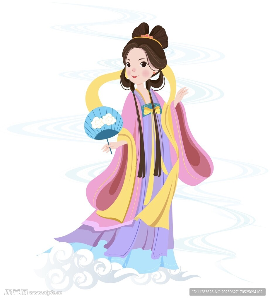 中秋嫦娥插画