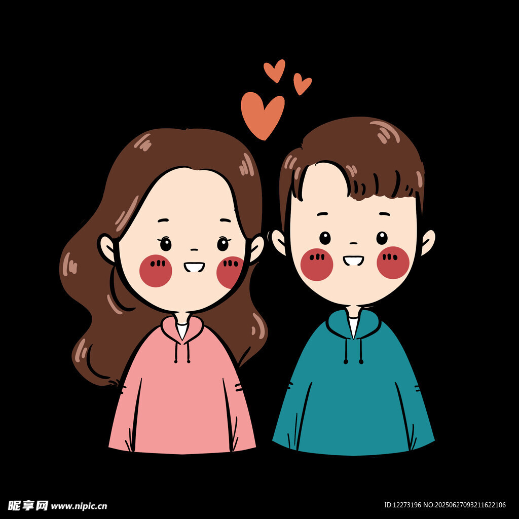 甜蜜情侣 爱意满满